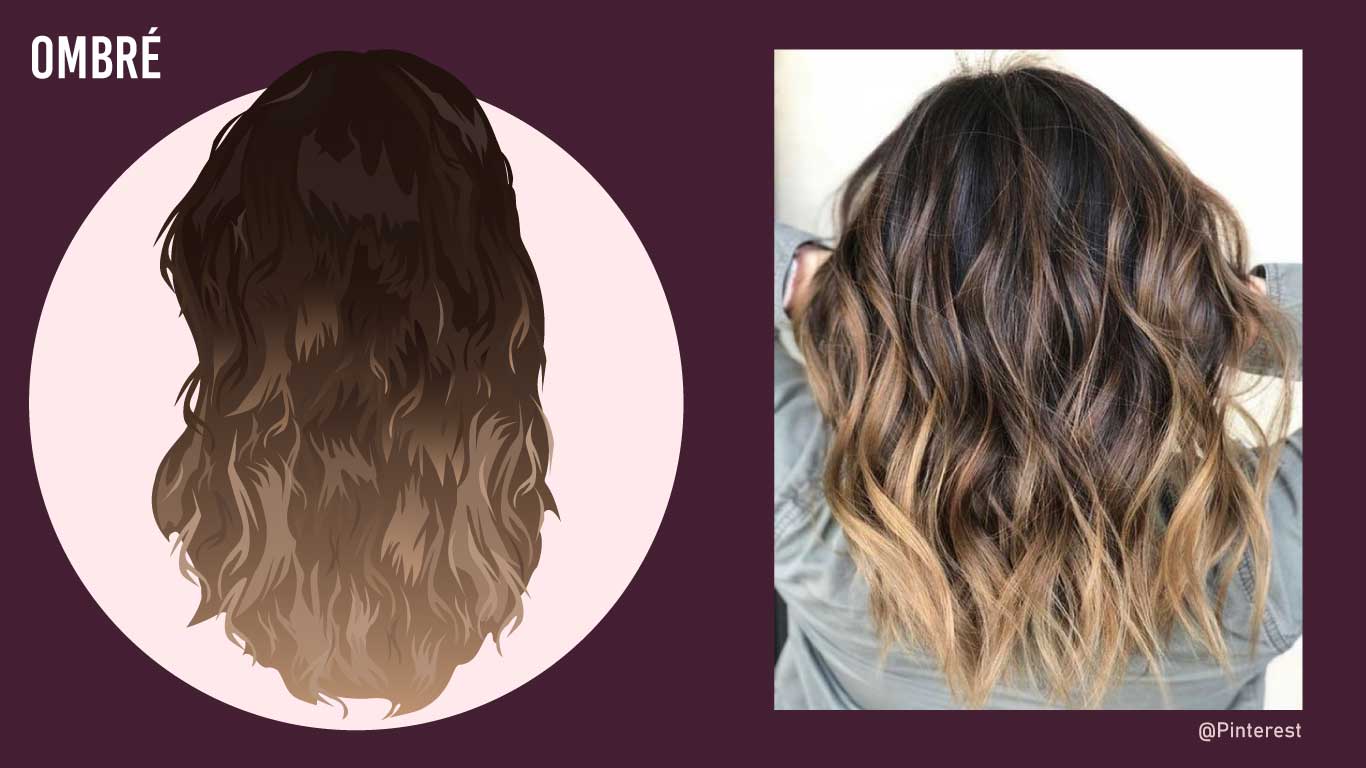 Ombre hair color