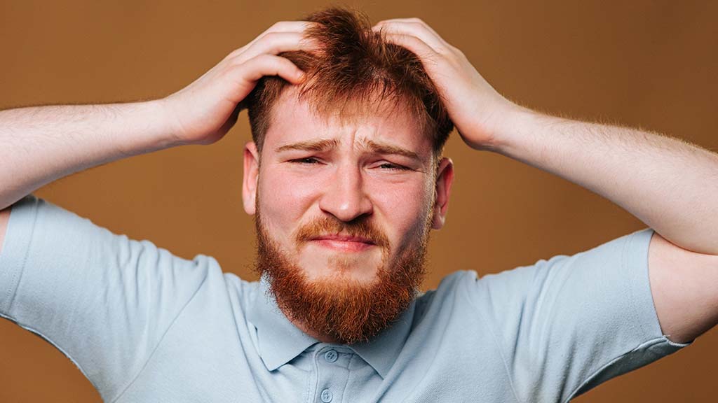 Hair system shedding pattern