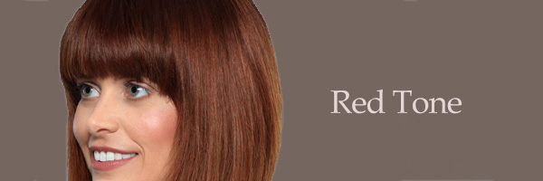 Hair Toppers with Red Tone Hair Color